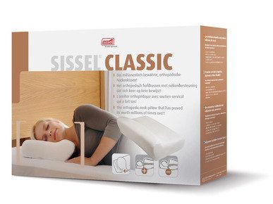 Ортопедическая подушка Sissel Classic Standart под голову, премиум-класса купить в OrtoMir24