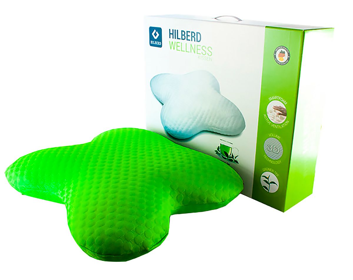 Подушка бабочка Зеленая Wellness Hilberd, размер 55*38*13см купить в OrtoMir24