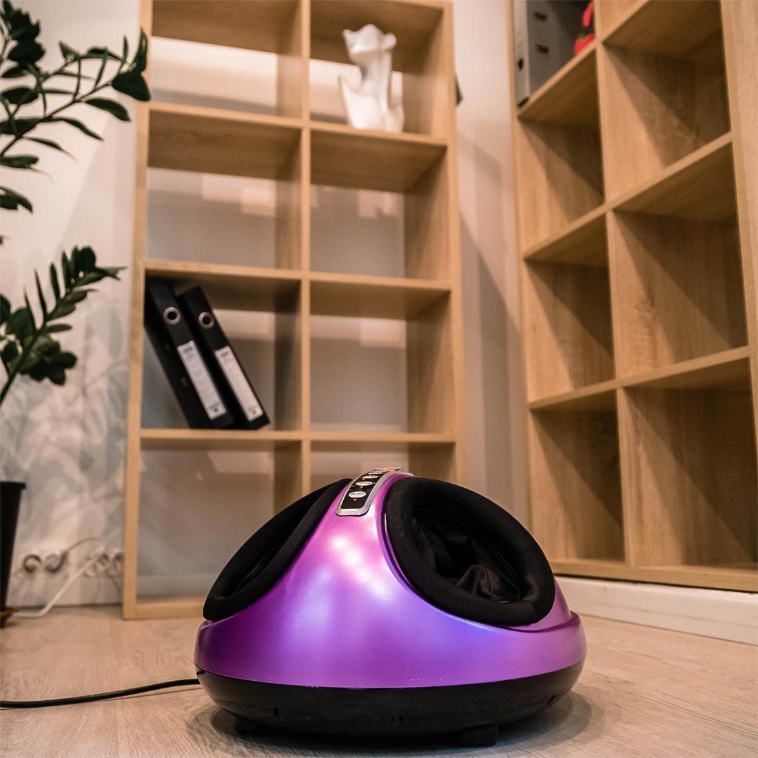 Массажер для ног Bolide GESS-340 воздушно-компрессионный массаж, прогрев, purple купить в OrtoMir24