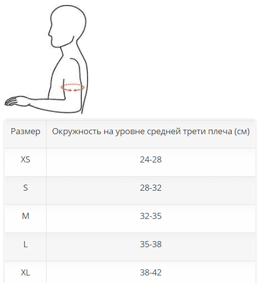 Бандаж на плечо 7126 Otto Bock, умеренная фиксация купить в OrtoMir24