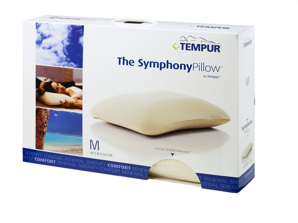 Мягкая двусторонняя подушка Symphony Tempur, 63*43см купить в OrtoMir24