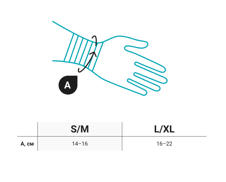 Ортез на лучезапястный сустав RWR-102 Orlett, умеренная фиксация купить в OrtoMir24